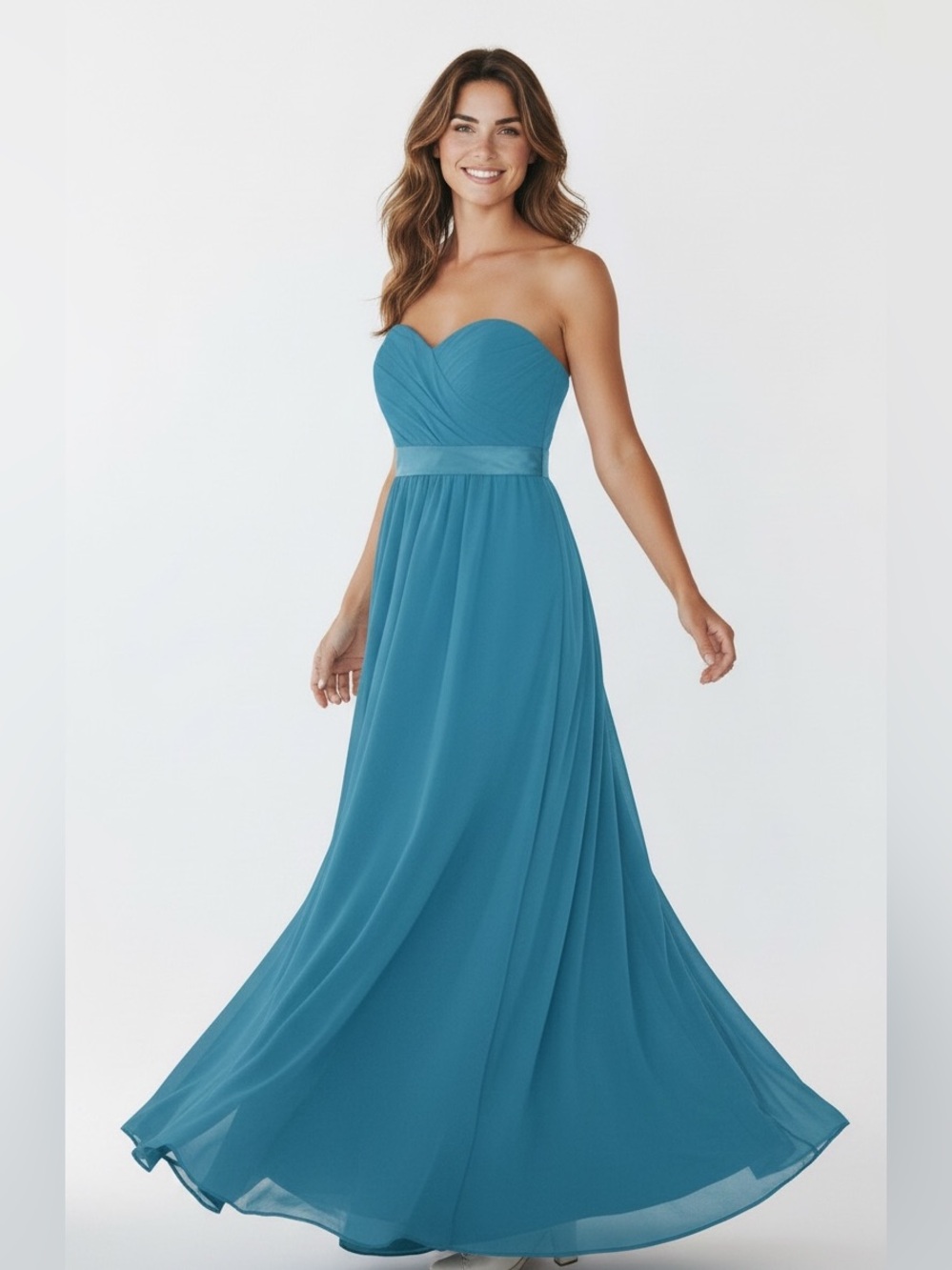 Coco Melody Off The Shoulder Sky Blue Formal Maxi Dress Size 4